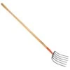 Leonard 6-Tine Forged Steel Manure Fork, 54-inch Straight Handle -Gardeners Edge Sales amf6 2