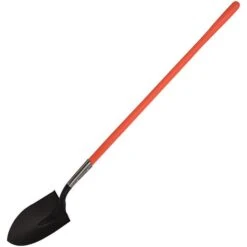 Leonard Round-Point Closed-Back Shovel With Tuff-Flex™ Composite Handle -Gardeners Edge Sales amlf 1