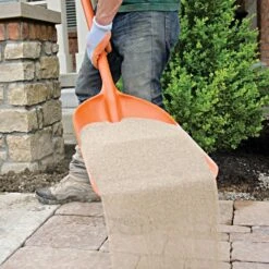 Poly Scoop Shovel By A.M. Leonard, 17in X 14in Blade, 25in D-Grip Handle, Lifetime Warranty -Gardeners Edge Sales ap140 3 1