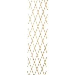 Natural Bamboo Expandable Trellis -Gardeners Edge Sales bat4 7