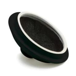 Odor-Free Compost Keeper Ceramic Crock Black 1 Gallon -Gardeners Edge Sales cb93 1