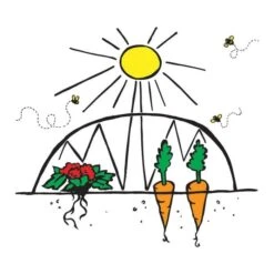 Medium Weight 9-Ounce Crop Cover, 6 Feet X 50 Feet -Gardeners Edge Sales cm0650 2