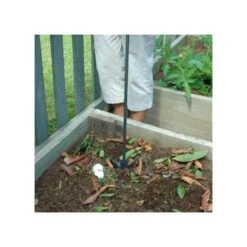 EZ Turn Compost Aerator With Hinged, Folding Wings -Gardeners Edge Sales ct 3
