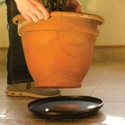 Down Under Plant Turner, 12-inch Rotating Saucer -Gardeners Edge Sales dupt12 4