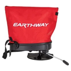 Earthway Hand Crank Spreader With 20lb Nylon Bag Hopper -Gardeners Edge Sales e27 outline side