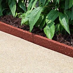 Earth Edge Rubber Edging Roll, Cedar Red -Gardeners Edge Sales eer 8cr 5