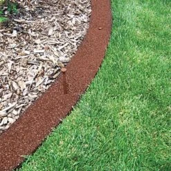 Earth Edge Rubber Edging Roll, Cedar Red -Gardeners Edge Sales eer 8cr 6