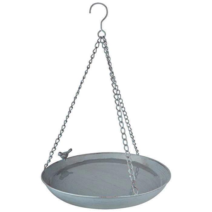 Hanging Metal Bird Bath 3 Hanging Metal Bird Bath