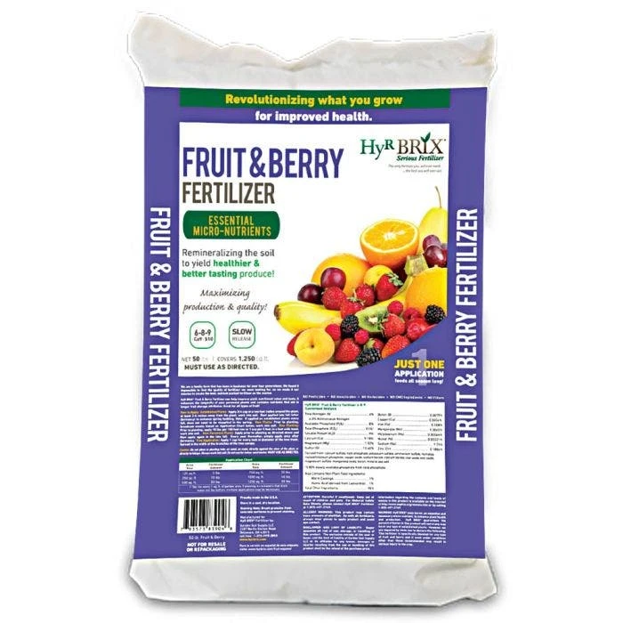 HyR BRIX Fruit And Berry Fertilizer, 45-Pound Bag 3 HyR BRIX Fruit And Berry Fertilizer, 45-Pound Bag