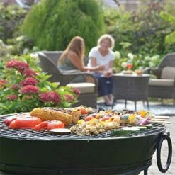 Carbon Steel BBQ Grill For Fire Bowl 7 Carbon Steel BBQ Grill For Fire Bowl -Gardeners Edge Sales ff155am 2