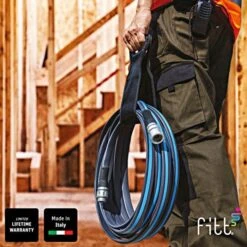 FITT Force™ Pro Commercial-Grade Lay Flat Hose, 3/4-Inch Diameter, 100-Foot Length -Gardeners Edge Sales ffp53400 7