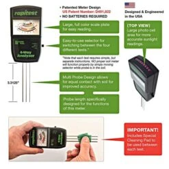 Electronic 4-Way Soil Analyzer Meter -Gardeners Edge Sales fw1880 2