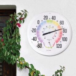 Two-in-One Temperature And Humidity Gauge -Gardeners Edge Sales g5008 2 1