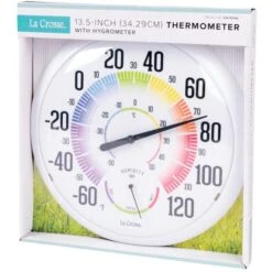 Two-in-One Temperature And Humidity Gauge -Gardeners Edge Sales g5008 3 1