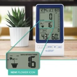 Wireless Digital Rain Station With Temperature And Humidity 11 Wireless Digital Rain Station With Temperature And Humidity -Gardeners Edge Sales g5009 4