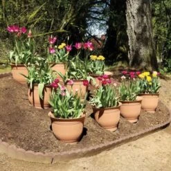 Daisy Rain Sprinkler Pots Set Of 3 -Gardeners Edge Sales g5011 7