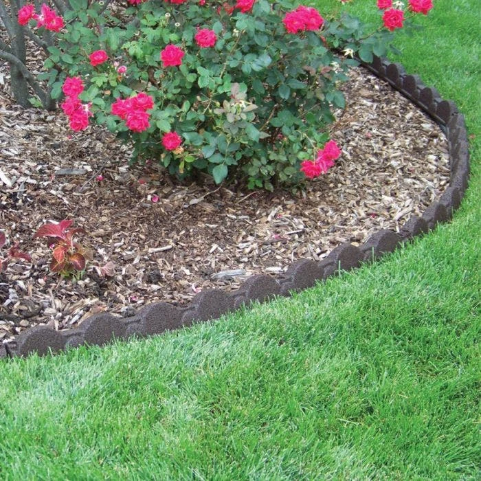 Earth Edge Rubber Scalloped Edging Brown 9 Earth Edge Rubber Scalloped Edging Brown - Image 7