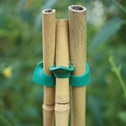 Connectors For Bamboo Stakes Green Pack Of 500 -Gardeners Edge Sales gc500g 2