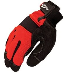 West County Men's Garden Gloves Brick Red Large