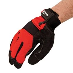 West County Mens Garden Gloves Brick Red XLarge -Gardeners Edge Sales ggm 1r xl 3