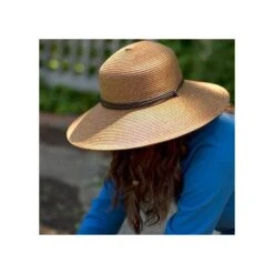 Sloggers Womens Braided Wide Brim Hat Brown -Gardeners Edge Sales ghb01 7
