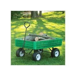 Leonard Green Utility Wagon, 30in X 46in X 7.5in Tray -Gardeners Edge Sales gw45g 4