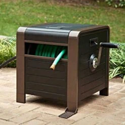 Decorative Hose Box, 200ft Capacity -Gardeners Edge Sales hb778