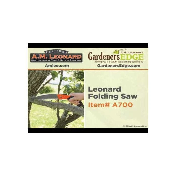 Tri-Edge Folding Pruning Saw By A.M. Leonard, 7in Curved Replaceable Blade, Lifetime Warranty 5 Tri-Edge Folding Pruning Saw By A.M. Leonard, 7in Curved Replaceable Blade, Lifetime Warranty - Image 3