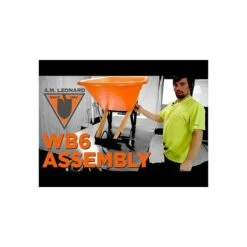 Leonard 6-Cubic-Foot Capacity Poly Tray Wheelbarrow With Flat-Free Tire -Gardeners Edge Sales hqdefault 17 5