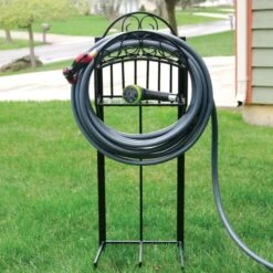 Hose Stand With Storage Shelf -Gardeners Edge Sales hs119 3