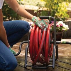 Handy Reel Portable 2-in-1 Hose Reel -Gardeners Edge Sales ihr 1slv live 7