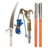 Jameson Pole Pruner And Saw Kit With Orange Fiberglass Poles -Gardeners Edge Sales ja14af 1.27.23