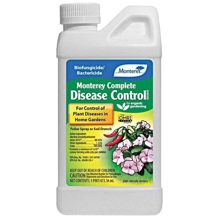Monterey Complete Disease Control Biofungicide Bactericide Concentrate 16 Ounces 3 Monterey Complete Disease Control Biofungicide Bactericide Concentrate 16 Ounces