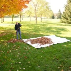 Lawn Bagg Heavy Duty Lawn Tarp 8ft X 10ft Double -Gardeners Edge Sales lt810db 3