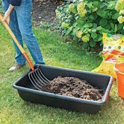 26 Gallon Mortar And Soil Mixing Tub 36x24x8 19 26 Gallon Mortar And Soil Mixing Tub 36x24x8 -Gardeners Edge Sales m100tsge mixing soil