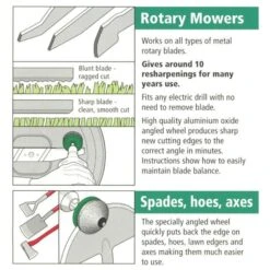 Multi Sharp Complete Garden Tool Sharpening Kit -Gardeners Edge Sales ms1801 5
