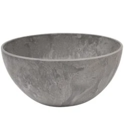 Self-Watering Napa Bowl Planter Grey