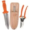 Leonard Classic Soil Knife, Pruner And Sheath Combo -Gardeners Edge Sales pk1c