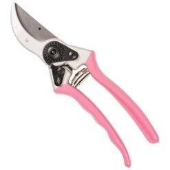 Pink Leonard Deluxe Soil Knife And Traditional Bypass Pruner With Sheath -Gardeners Edge Sales pk2c 2