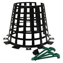 Plant Knight Plant And Tree Guard -Black - 3 Pack