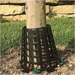 Plant Knight Plant And Tree Guard -Black - 3 Pack -Gardeners Edge Sales pkbl3 live 1
