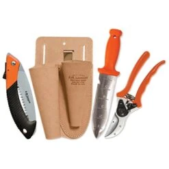 Leonard Deluxe Soil Knife, Pruner, Saw And Sheath Combo