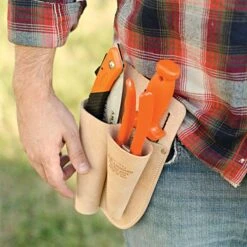 Leonard Deluxe Soil Knife, Pruner, Saw And Sheath Combo -Gardeners Edge Sales pkscom 3 1