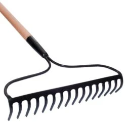 Leonard Bow Rake With Forged Steel Head And Ash Handle -Gardeners Edge Sales r16 2 1