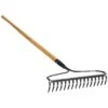 Leonard Bow Rake With Forged Steel Head And Ash Handle -Gardeners Edge Sales r16 6