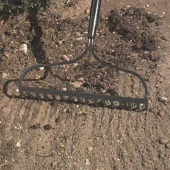 Leonard Bow Rake With Forged Steel Head And Ash Handle -Gardeners Edge Sales r16 6 1