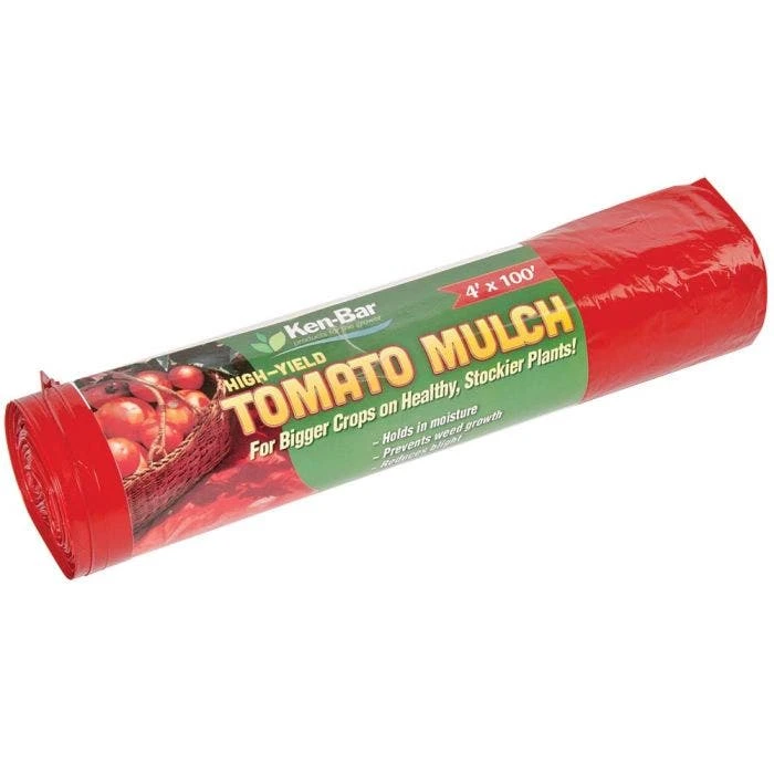 Tomato Red Mulch Film Roll, 4ft X 100ft 4 Tomato Red Mulch Film Roll, 4ft X 100ft - Image 2