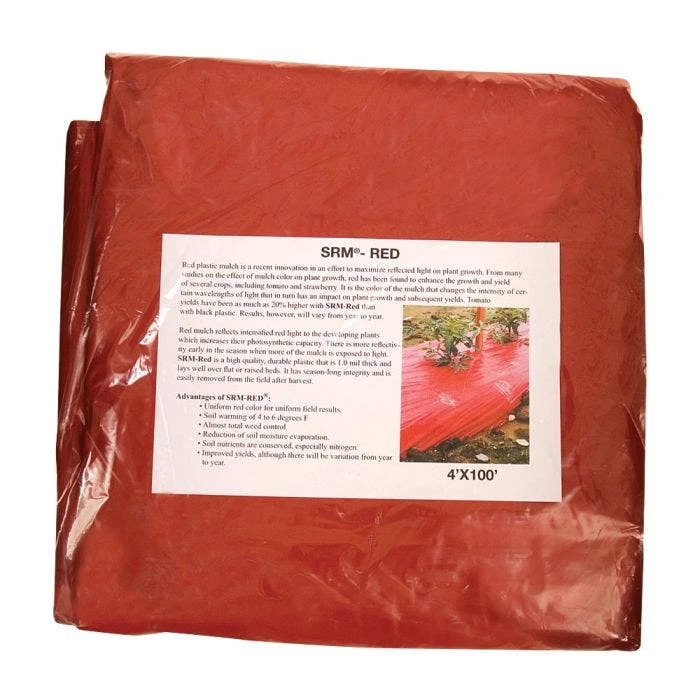 Tomato Red Mulch Film Roll, 4ft X 30ft 3 Tomato Red Mulch Film Roll, 4ft X 30ft
