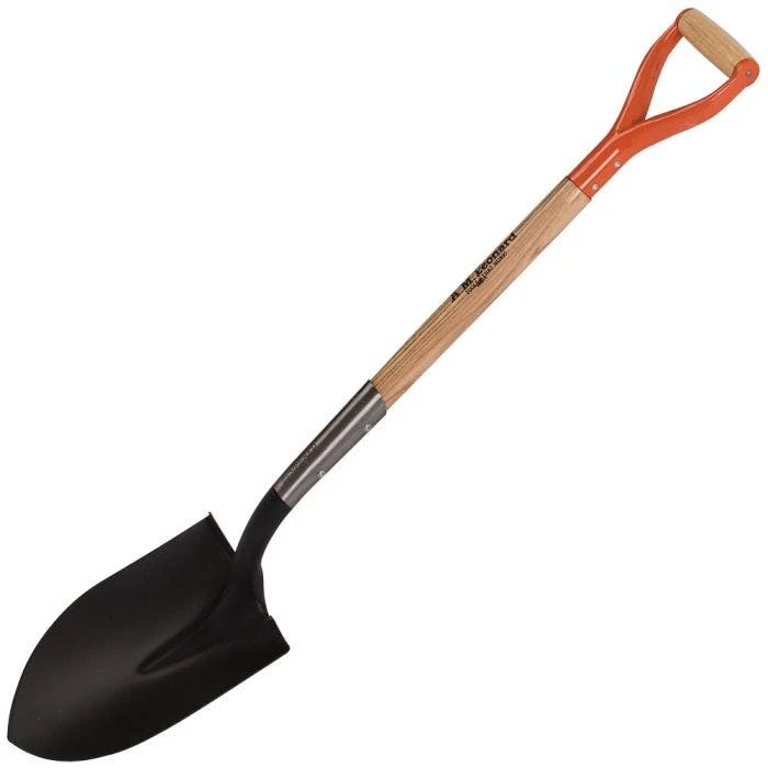 Leonard Round Point, Open Back Shovel With 30in Ash D-Grip Handle 4 Leonard Round Point, Open Back Shovel With 30in Ash D-Grip Handle - Image 2