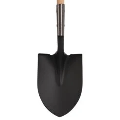 Leonard Round Point, Open Back Shovel With 48in Ash Handle -Gardeners Edge Sales rps 1